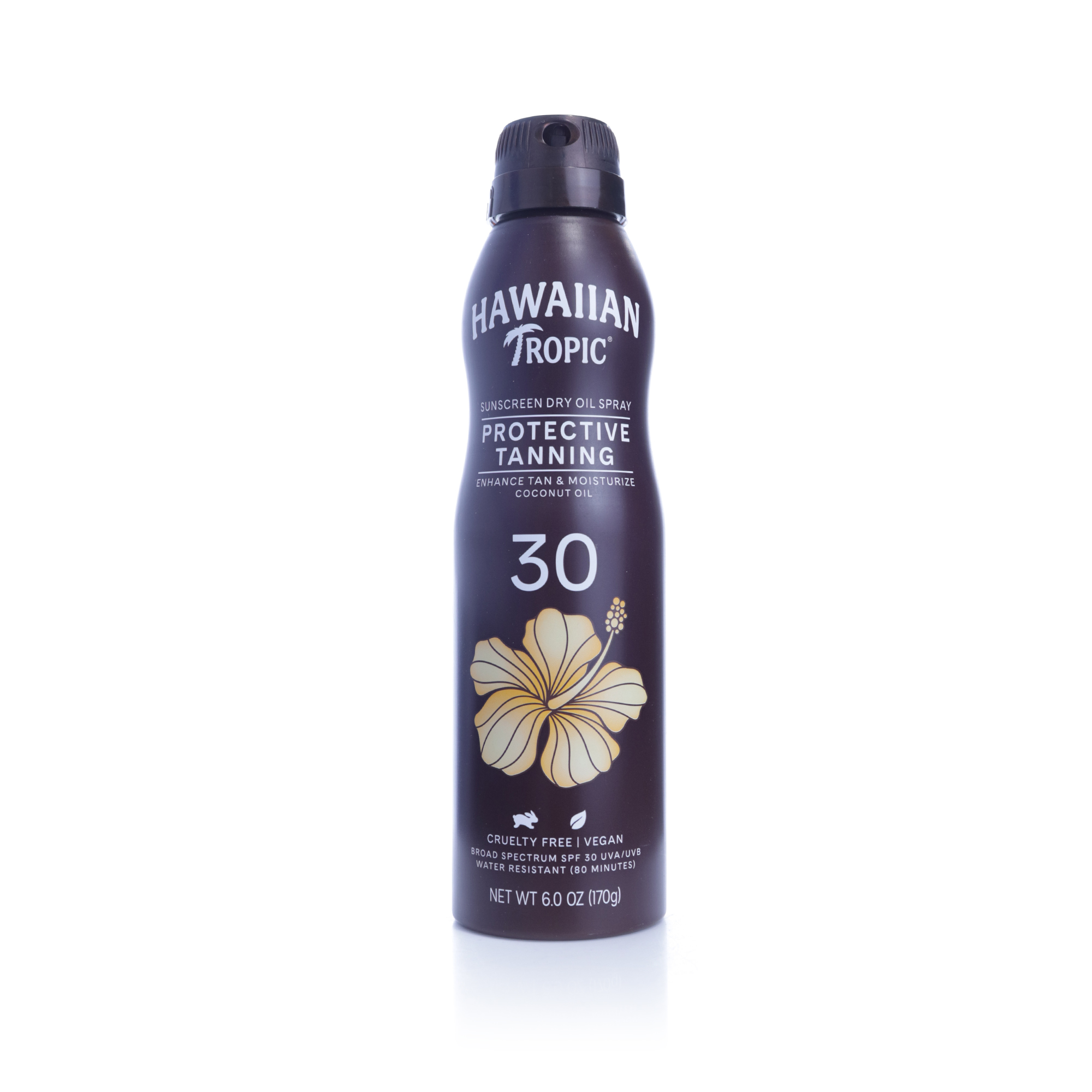 Hawaiian Tropic Dry Oil Clear Spray Sunscreen Spf 30, 149g