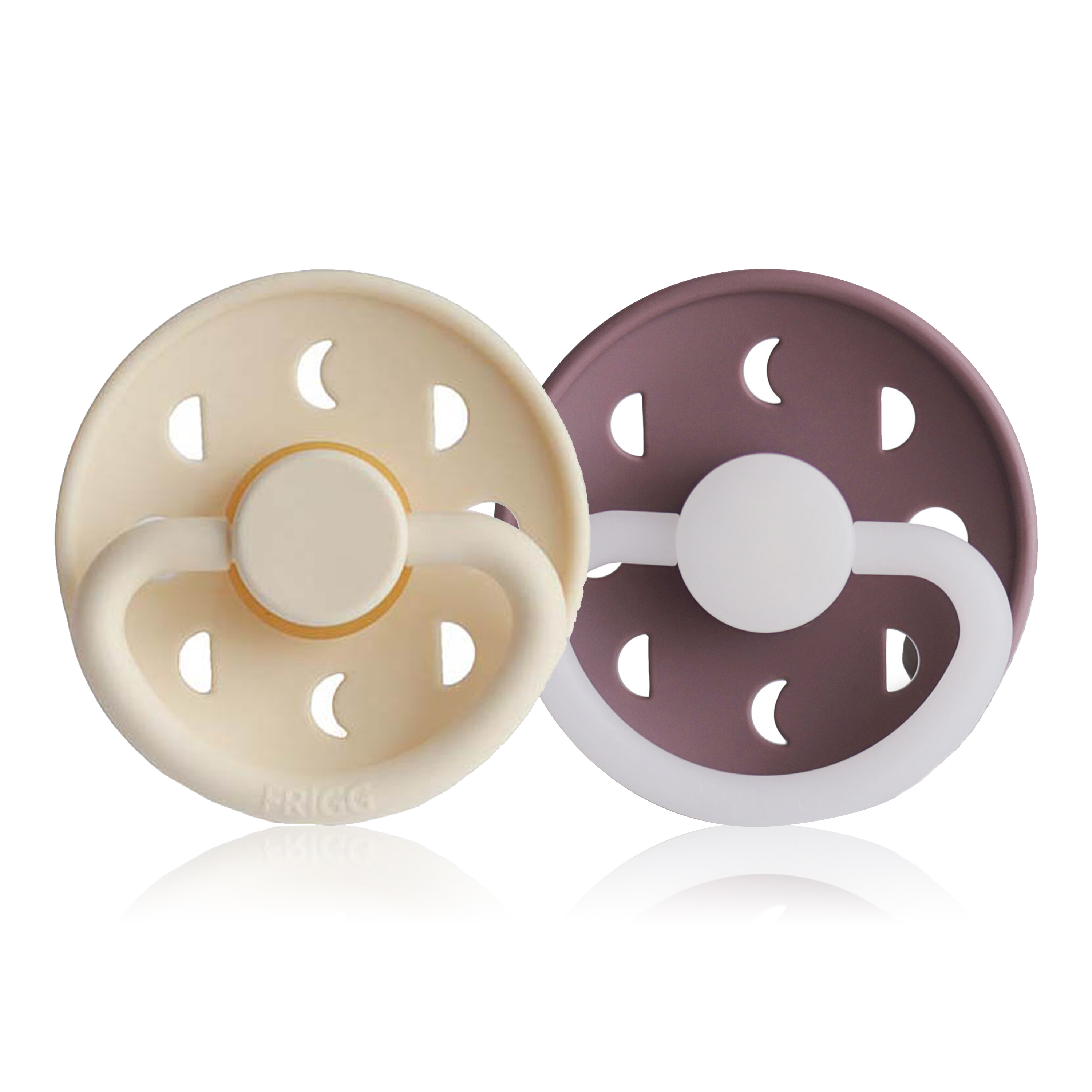 FMP Latex Pacifier 6-18M 2-P Cream Nit Twilit Nit S2