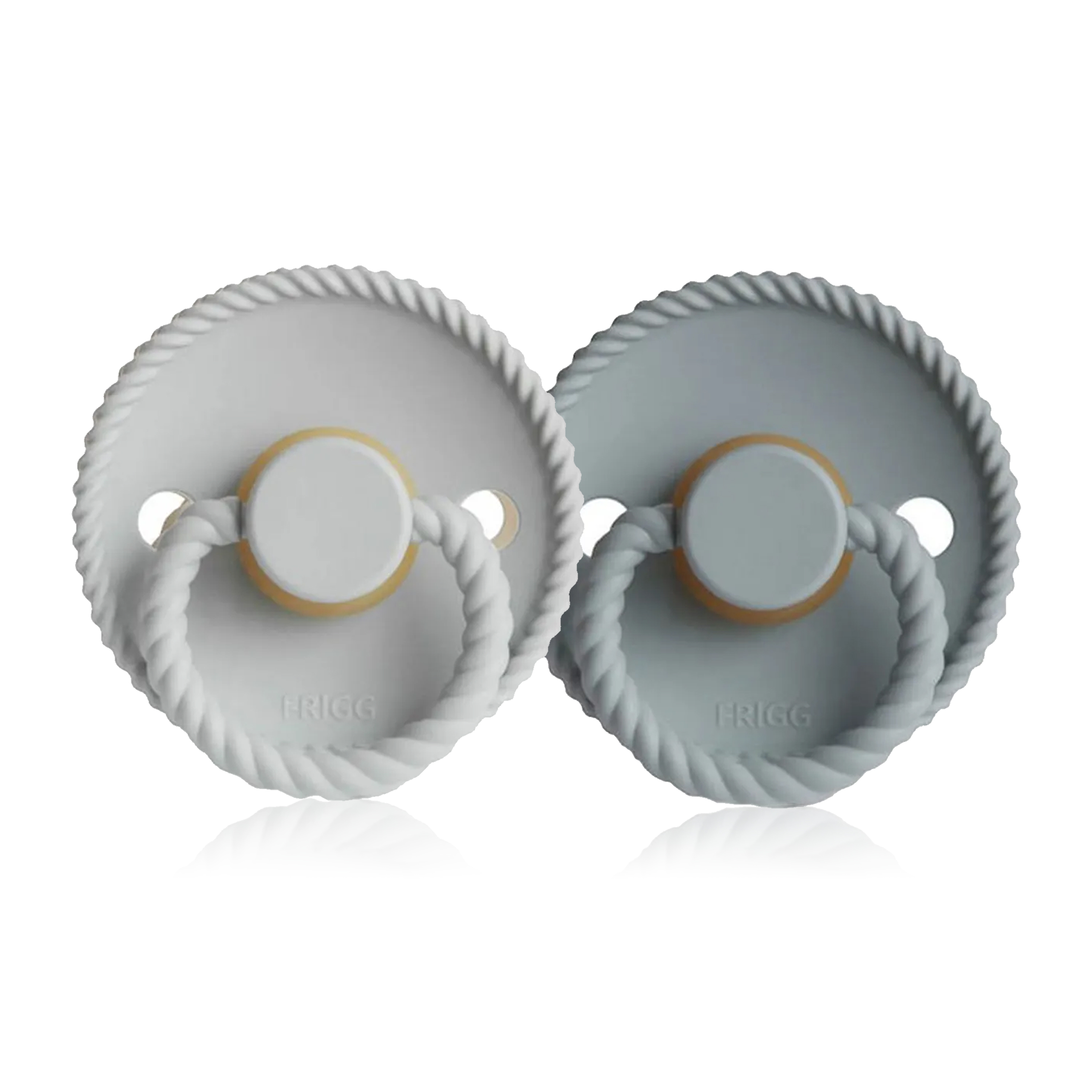 FR Latex Pacifer 0-6M 2-P French and Silver Grey S1