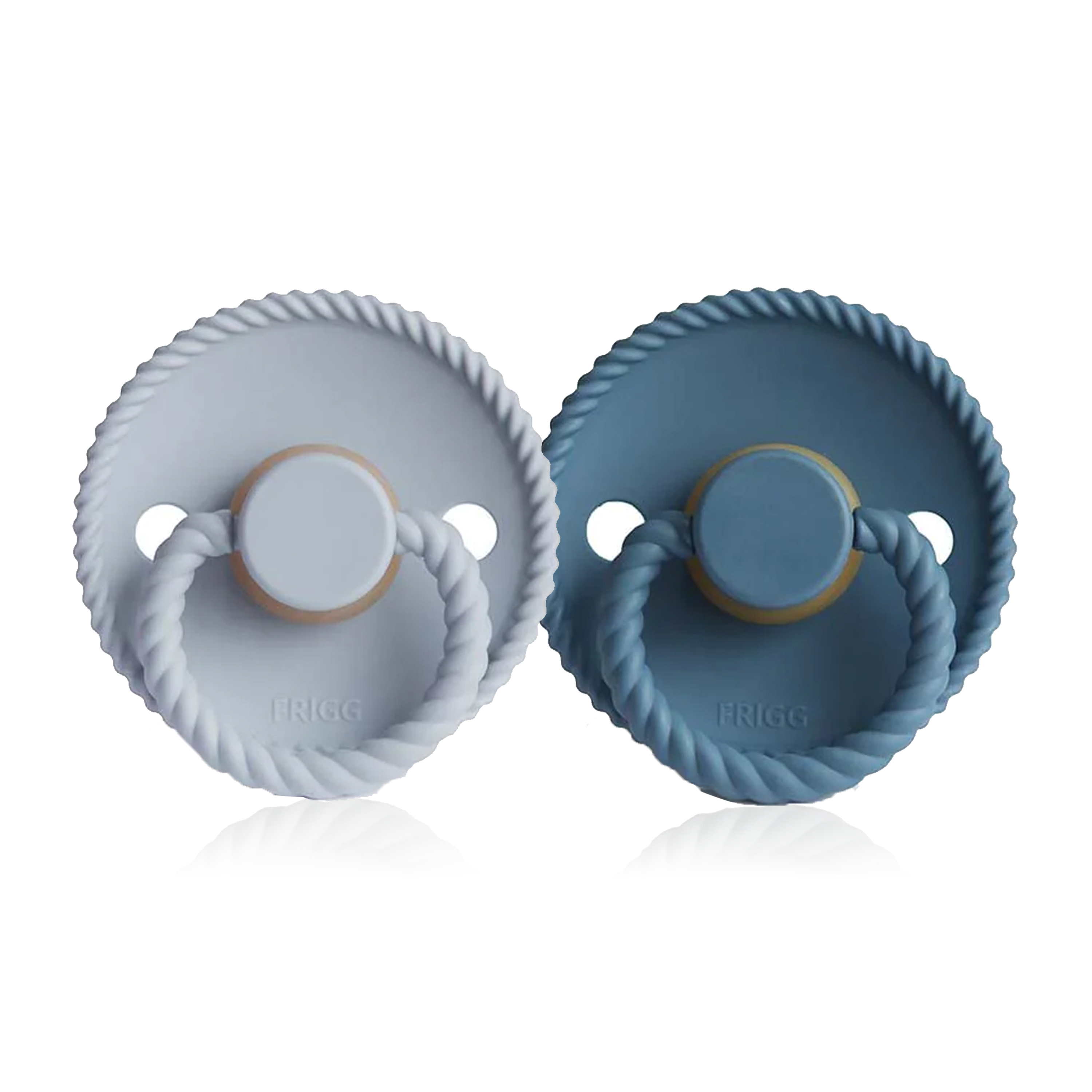 FR Latex Pacifier 0-6M 2-P Ocean View Powder Blue S1