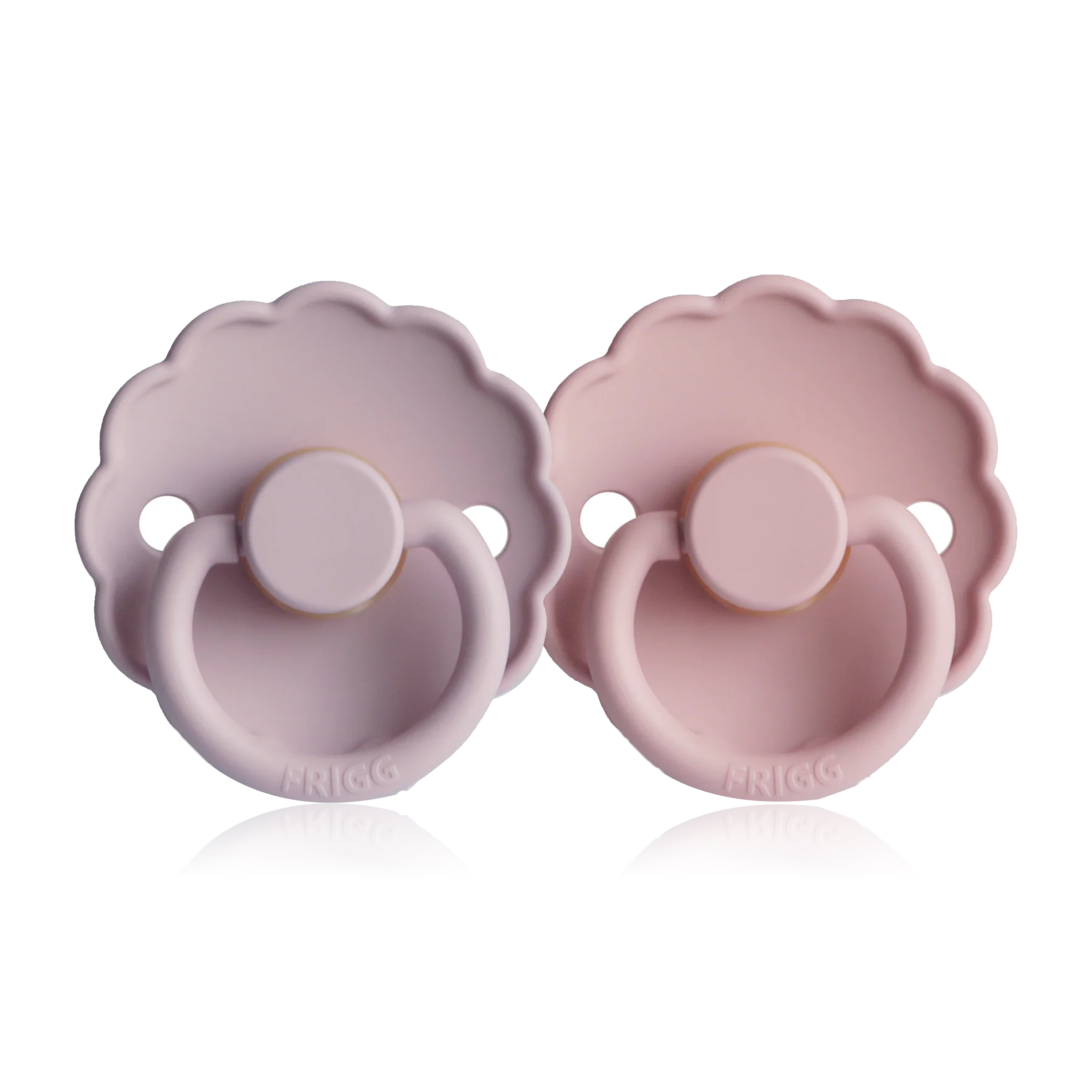 FD Latex Pacifier 0-6M 2-P Baby Pink Soft Lilac S1