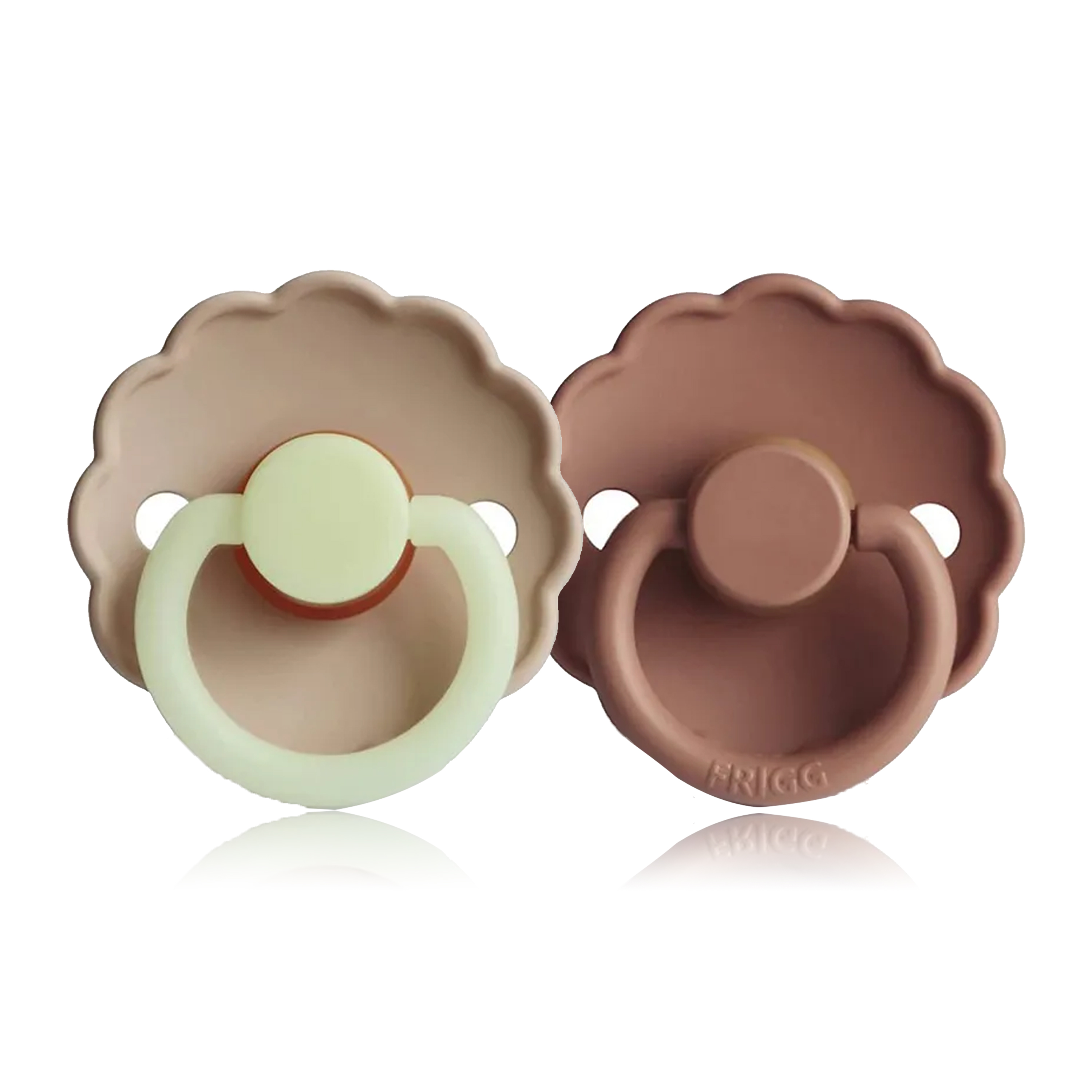 FD Latex Pacifier 6-18M 2-P Cro Night Rose Gold S2