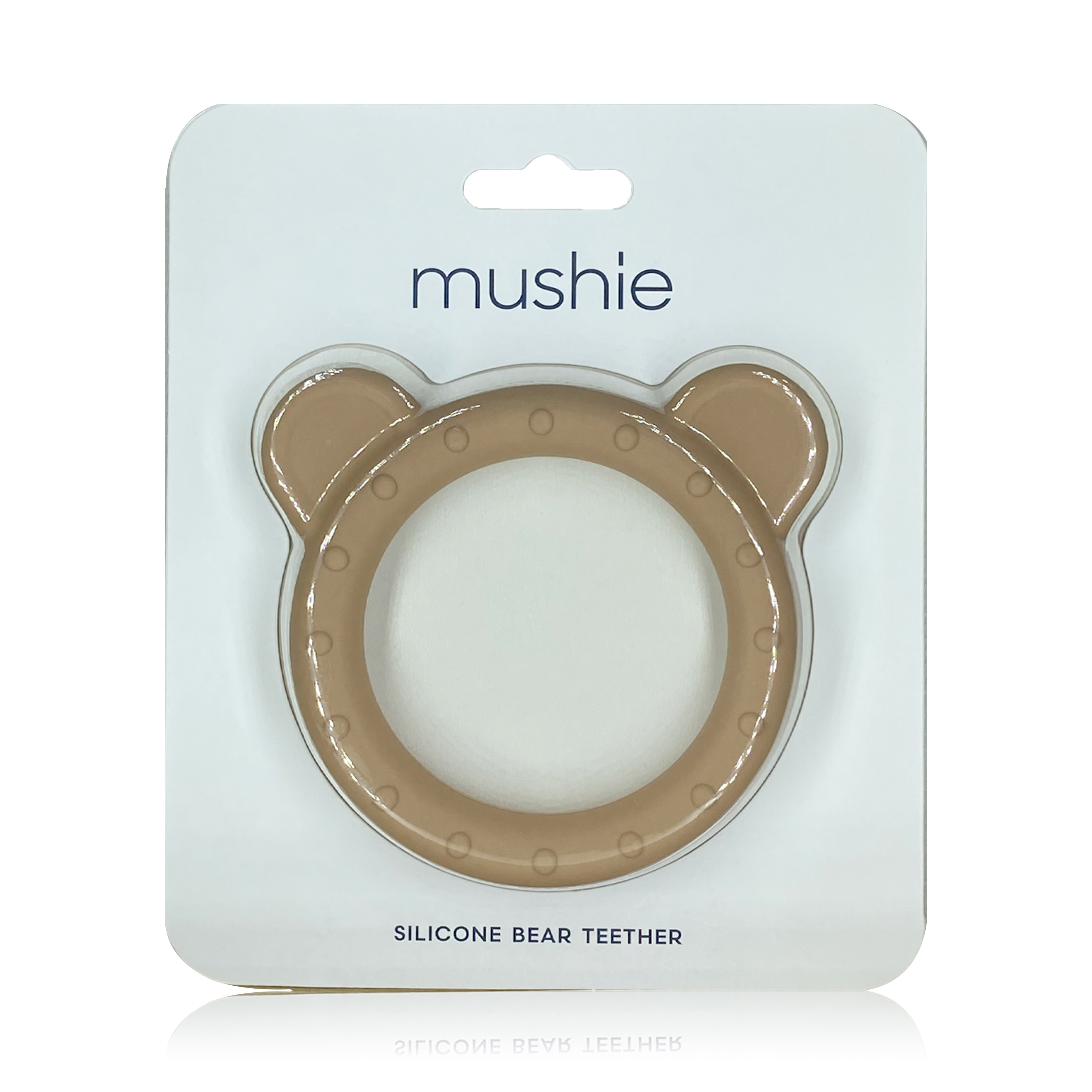 Mushie Teether Bear Natural