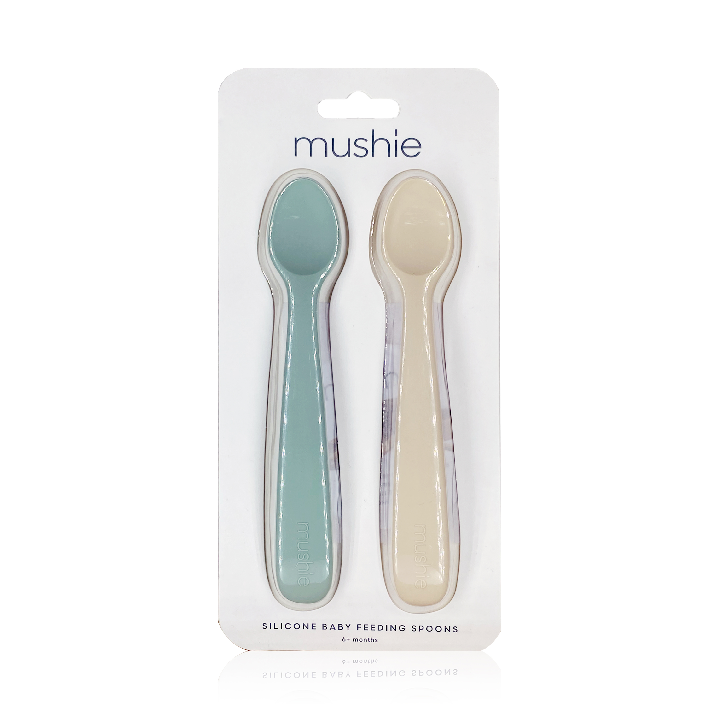 Mushie Baby Spoon Blue Shifting Sand