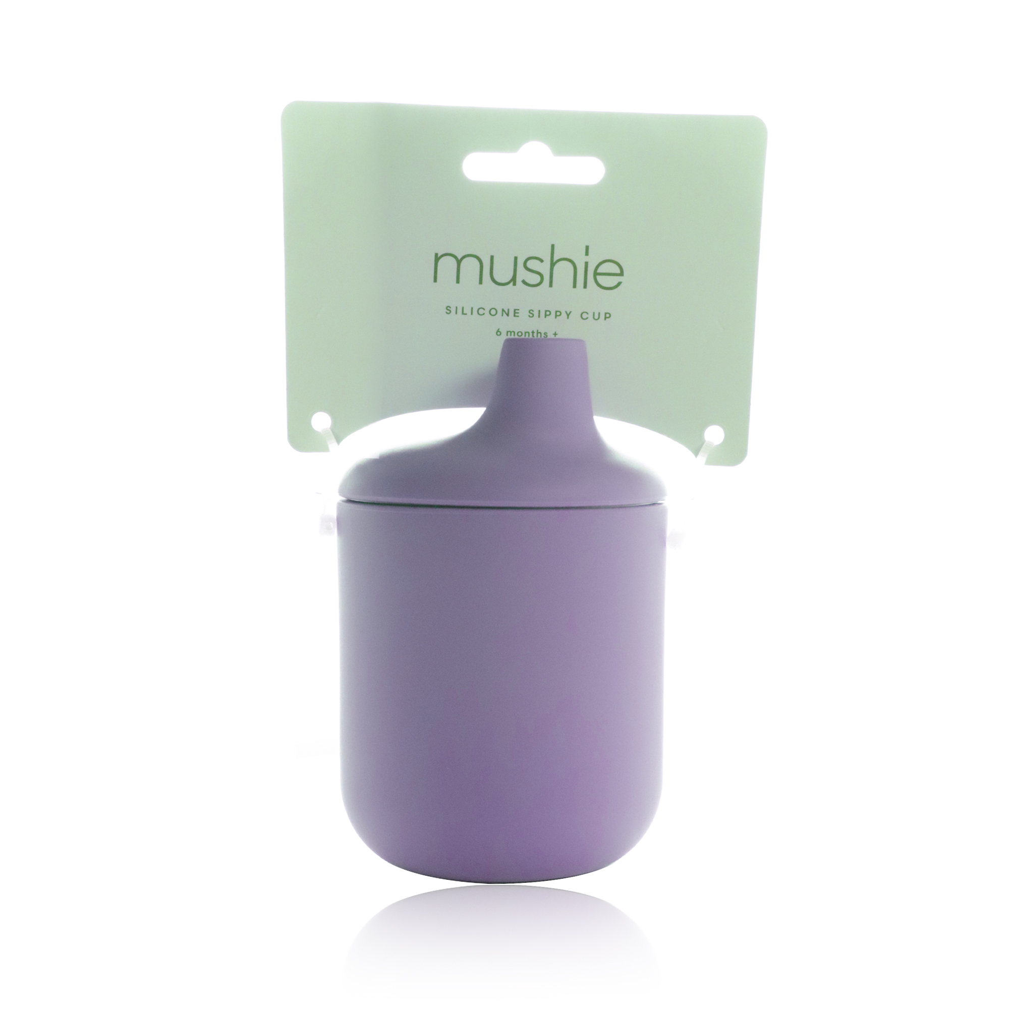 Mushie Silicone Sippy Cup Soft Lilac