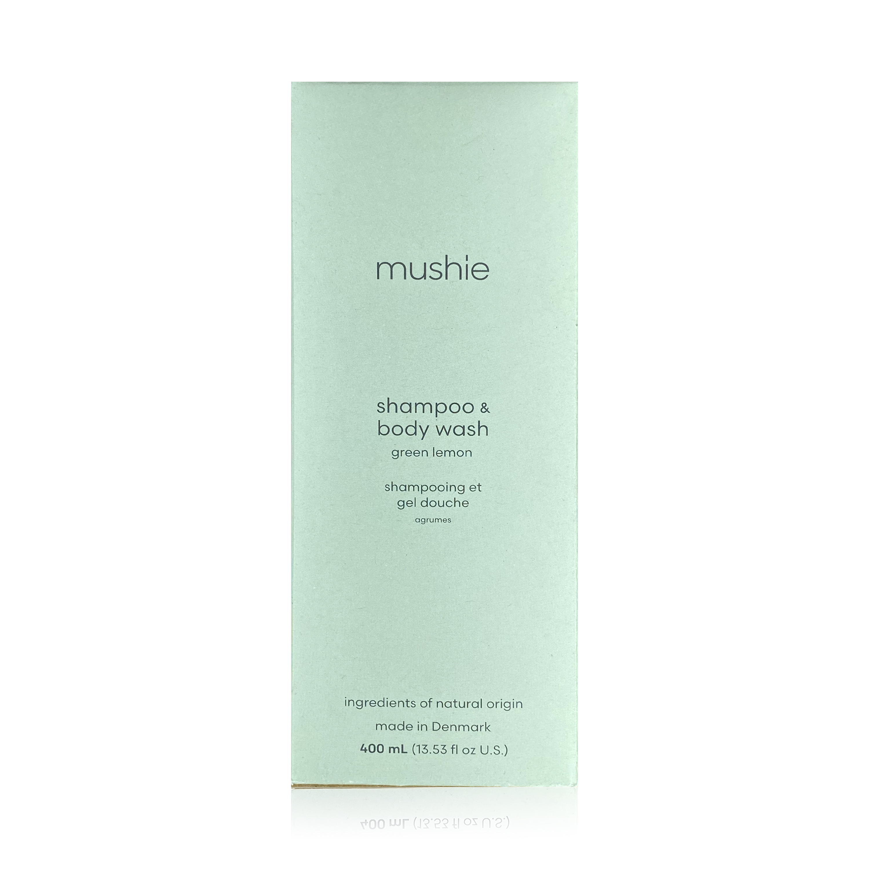 Mushie Baby Shampoo and Body Wash Green Lemon (400 ml)
