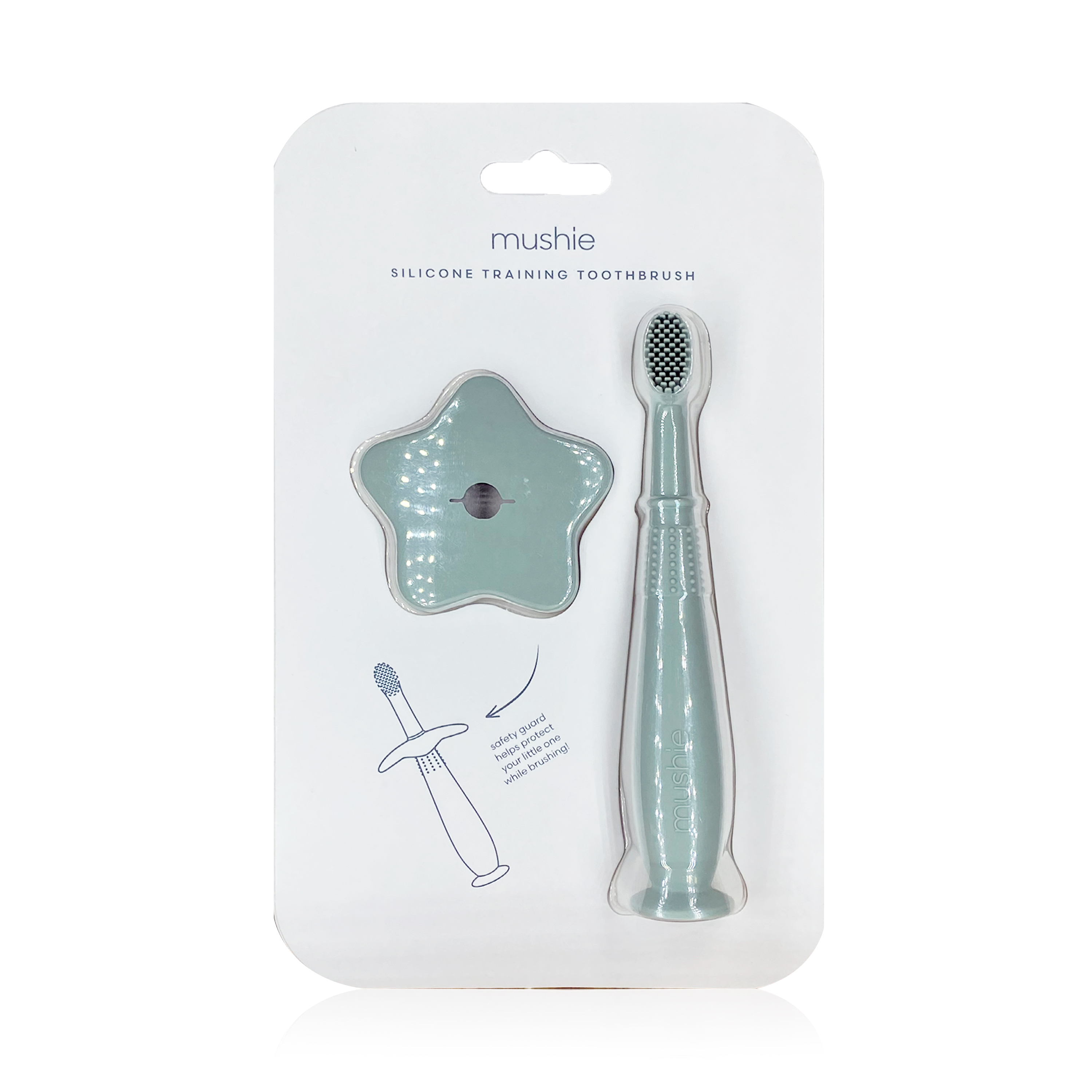 Mushie Star Training Toothbrush Cambridge Blue