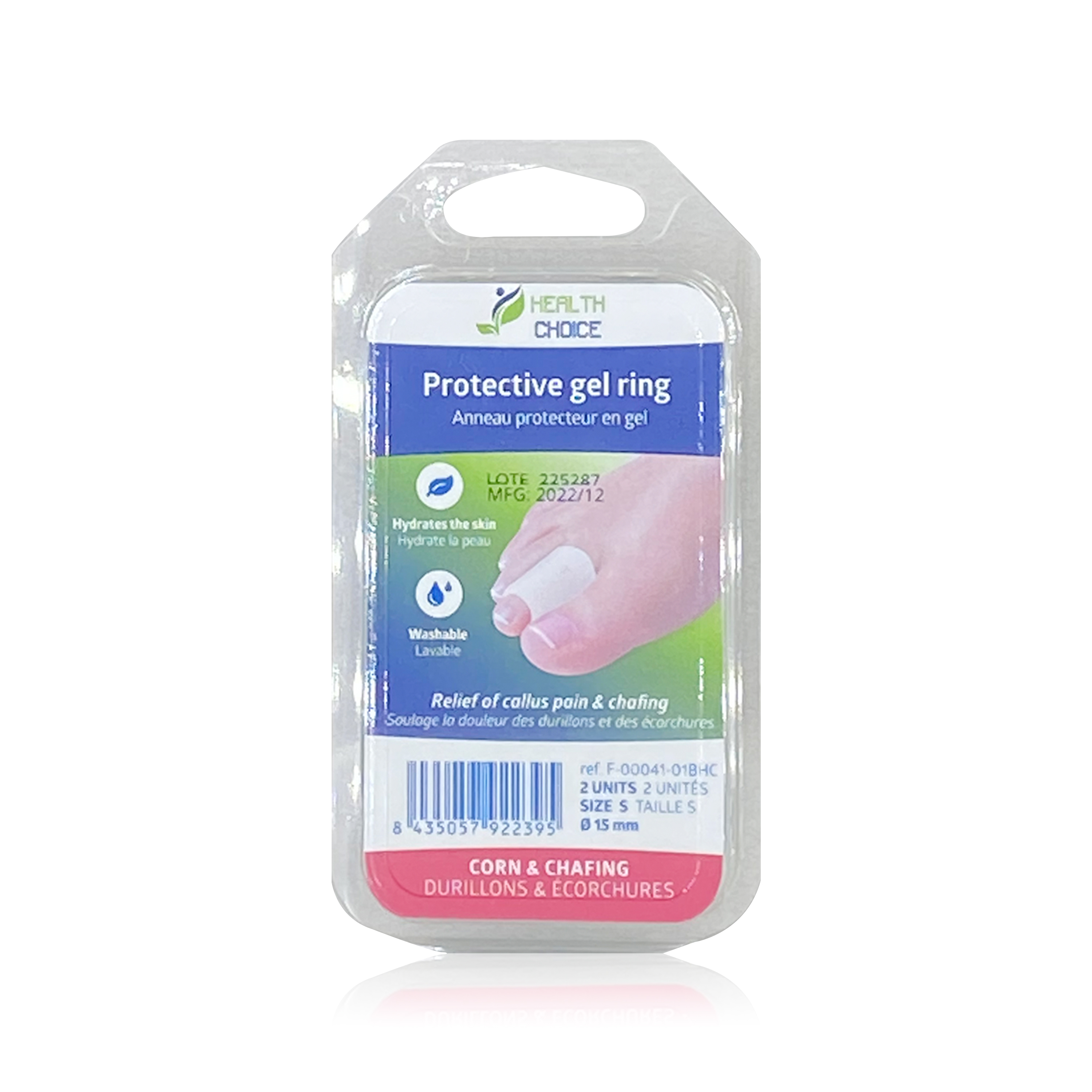 Health Choice Protective Gel Ring, 2 Pieces